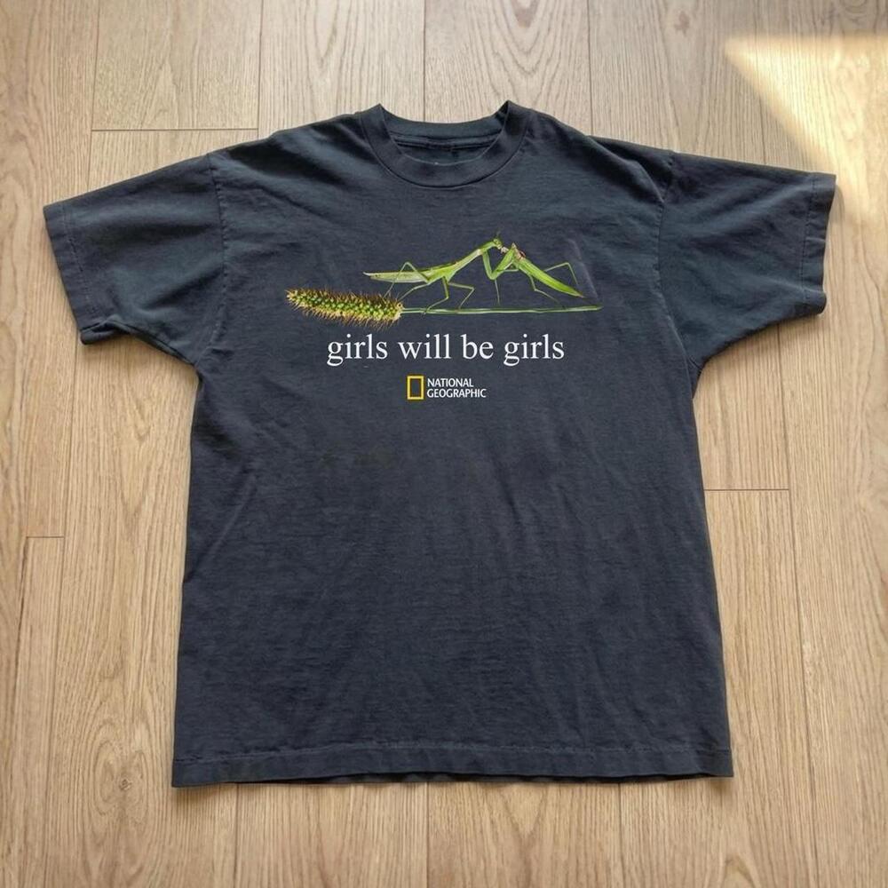 National Geographic Black Graphic Tee
